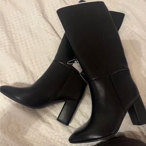 Elegant Black Knee-High Women's Boots